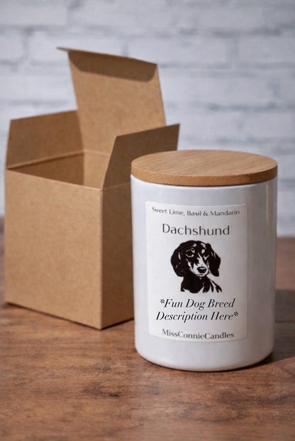 Dog Breed Candle