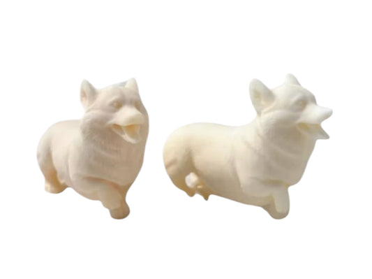 Welsh Corgi Puppy Dog Candle