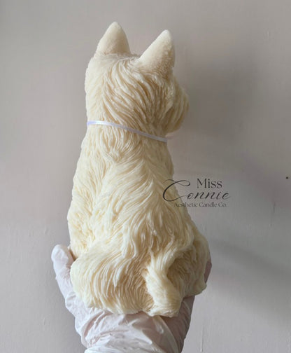 Scottish Terrier Puppy Dog Candle