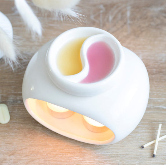 Off White Double Oil Wax Burner