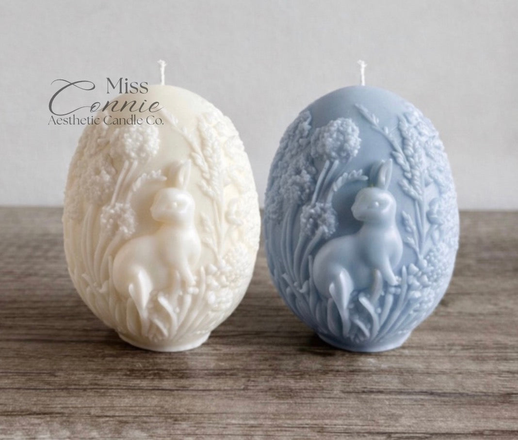 Easter Egg Bunny Design Candle