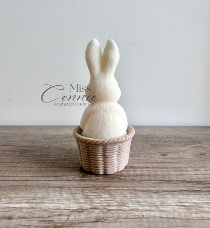 Easter Bunny in Basket Candle